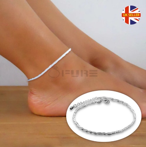 Sterling silver chain twisted - silver,