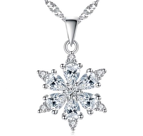 925 sterling silver snowflake - silver,