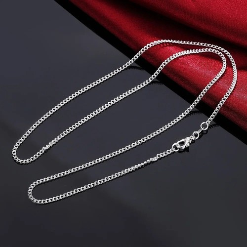 925 sterling silver curb chain - 925,
