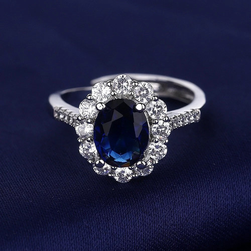 Beautiful blue crystal - blue,