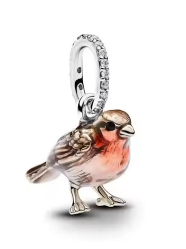 Cute robin bird - robin, dangle