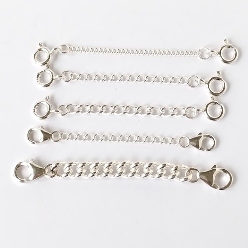 Sterling silver strong curb - silver,