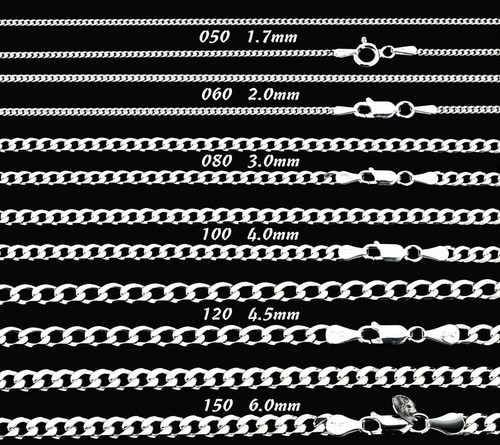 925 sterling silver curb - sterling,