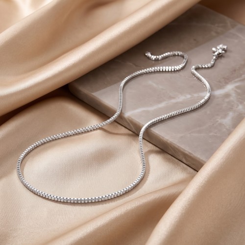 925 sterling silver 5mm box - sterling, 1.5mm
