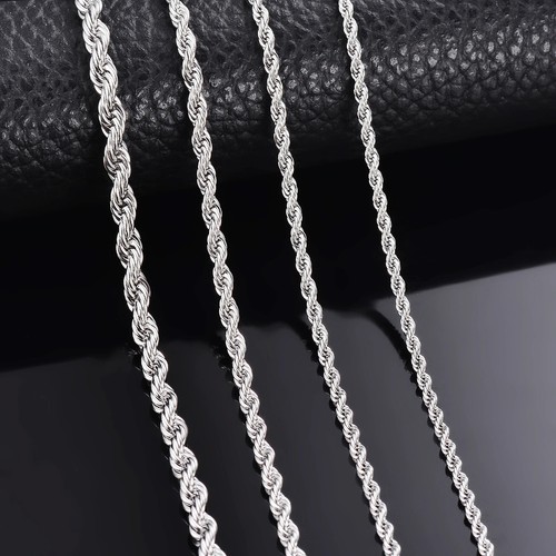 925 sterling silver rope - silver, chain