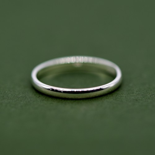 925 sterling silver 2mm ring - 925,
