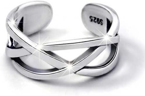 Sterling silver thumb rings - sterling,