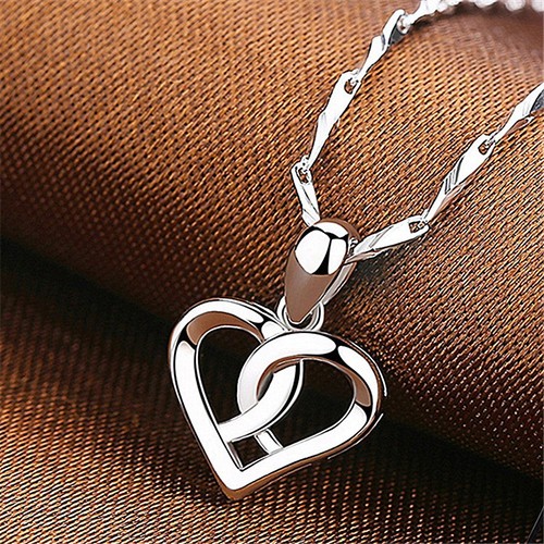 Twist heart pendant 925 - heart,