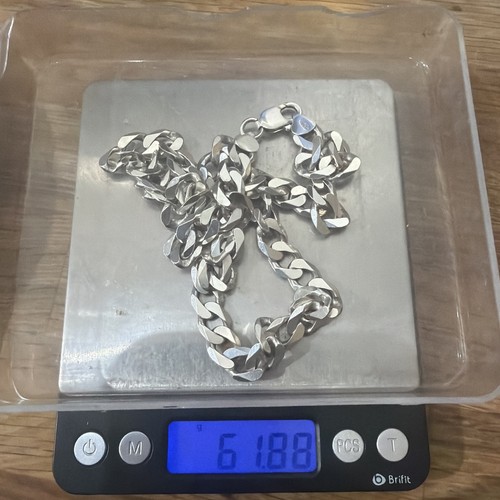 Sterling silver curb link - curb,