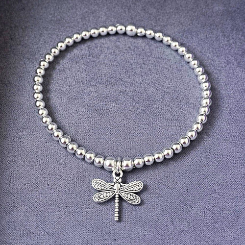 Sterling silver beaded