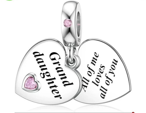 Grand daughter charm for - daughter,