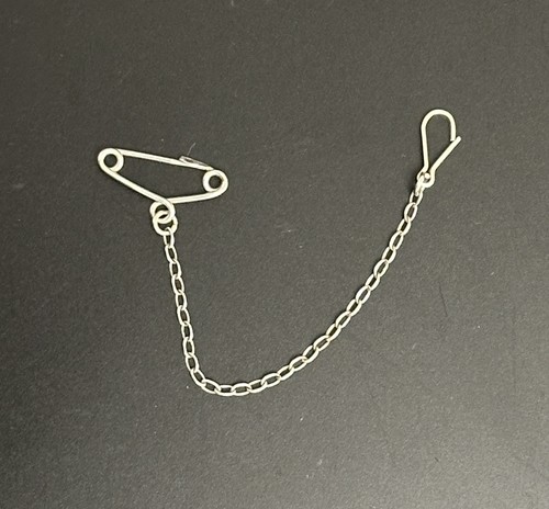 Sterling silver 925 brooch - silver,