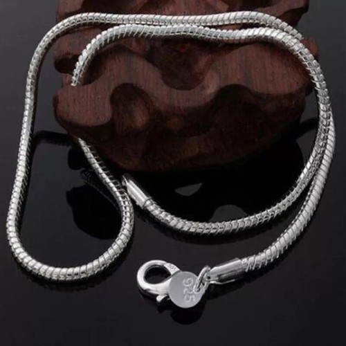 925 3mm solid - 3mm, sterling